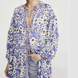Free People Floral “Love Letter” Tunic